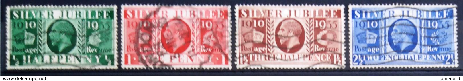 GRANDE-BRETAGNE                      N° 201/204                      OBLITERE - Used Stamps