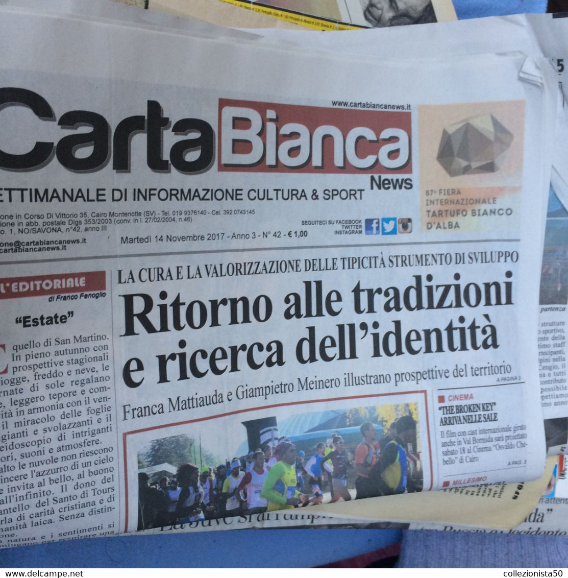 ITALIA CARTA BIANCA 1 VALORE - Zu Identifizieren