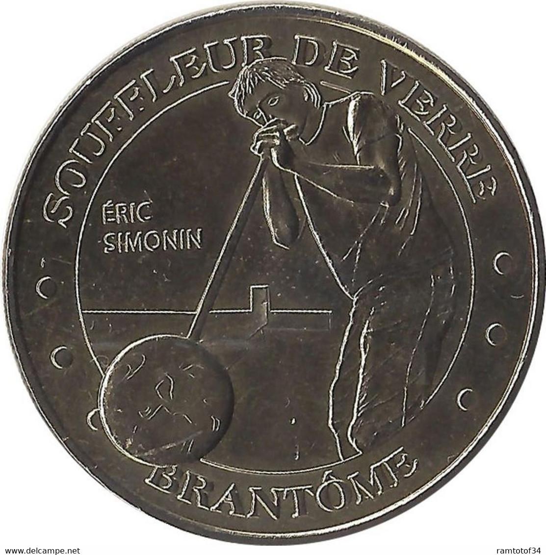 2010 MDP154 - BRANTÔME - Le Souffleur De Verre (Eric Simonin) / MONNAIE DE PARIS - 2010