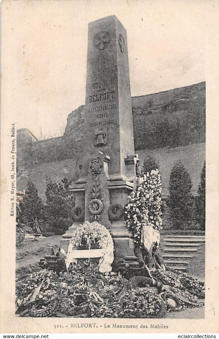 Thème: Monuments Aux Morts  Ou Lanterne Des Morts Ou Combattants 1870  : Belfort   - 1 -      (voir Scan) - Denkmäler