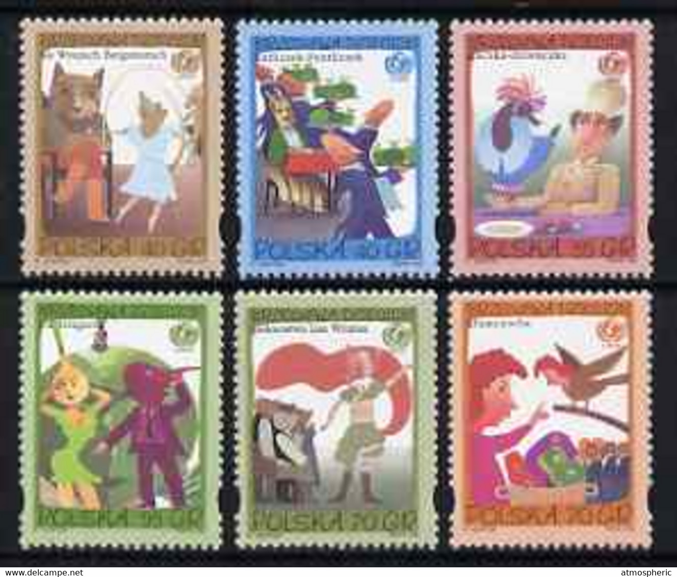 Poland 1996 50th Anniv Of UNICEF - Scenes From Fairy Tales By Jan Brzechwa Set Of 6 U/M, SG 3624-29 - Other & Unclassified