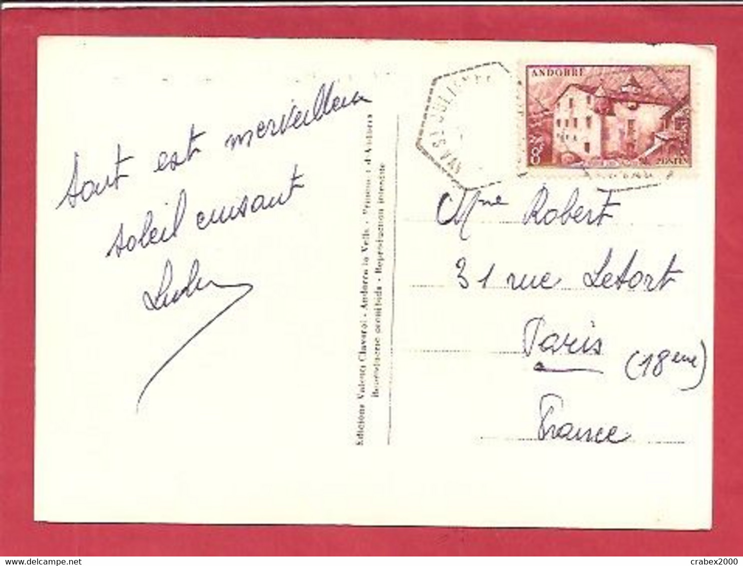 Y&T N°128 ST JULIENNES    Vers  FRANCE  1954 - Briefe U. Dokumente