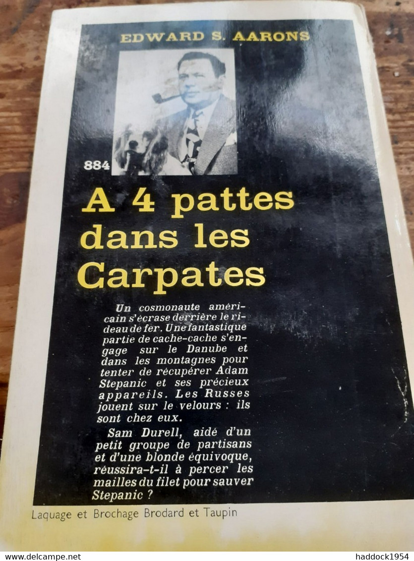 à 4 Pattes Dans Les Carpates EDWARD AARONS Gallimard 1964 - Autres & Non Classés