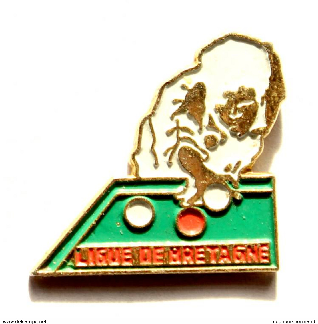 Pin's LIGUE DE BRETAGNE - Joueur De Billard - J784 - Billard