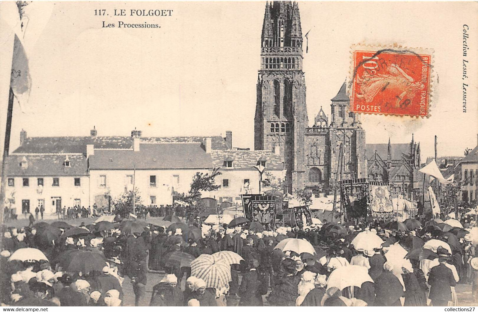 29-LE-FOLGOËT- LES PROCESSIONS - Le Folgoët