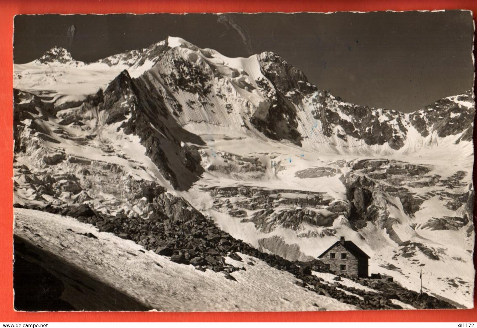 ZCE-19 Anniviers Cabane De Moiry  DEnts Des Rosses Pointe Mourty Gyger 12771. Circulé 1947 - Anniviers