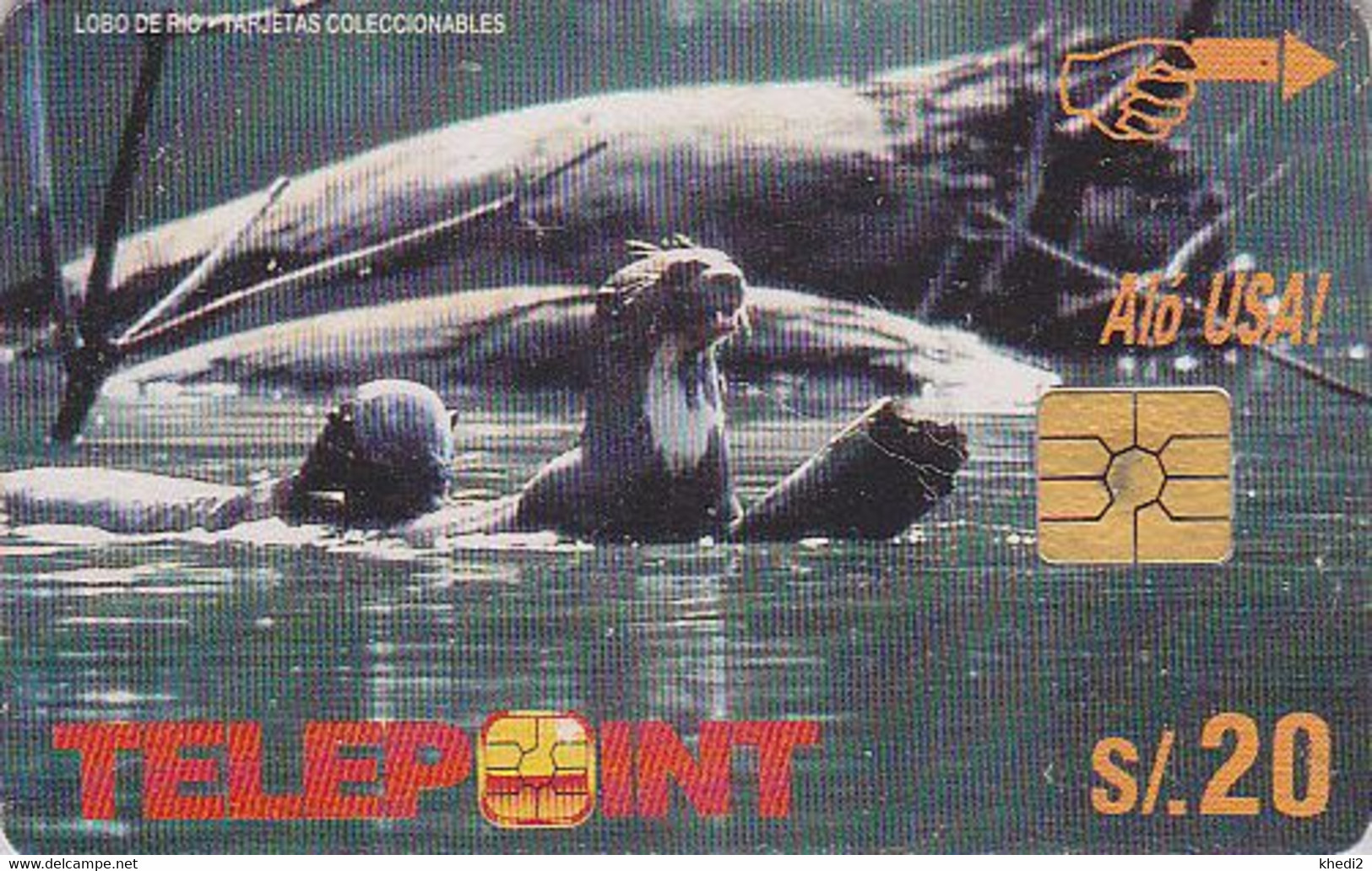Télécarte à Puce PEROU - ANIMAL - LOUTRE - OTTER - PERU Chip Phonecard - 164 - Peru