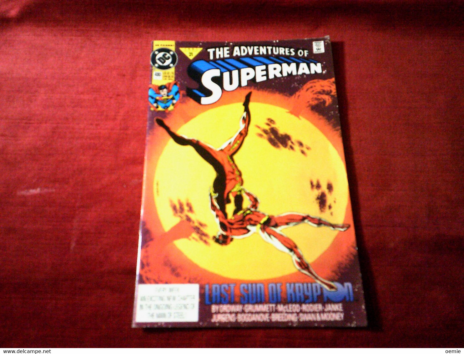 THE ADVENTURES OF SUPERMAM  N° 480 JUL 91 - DC