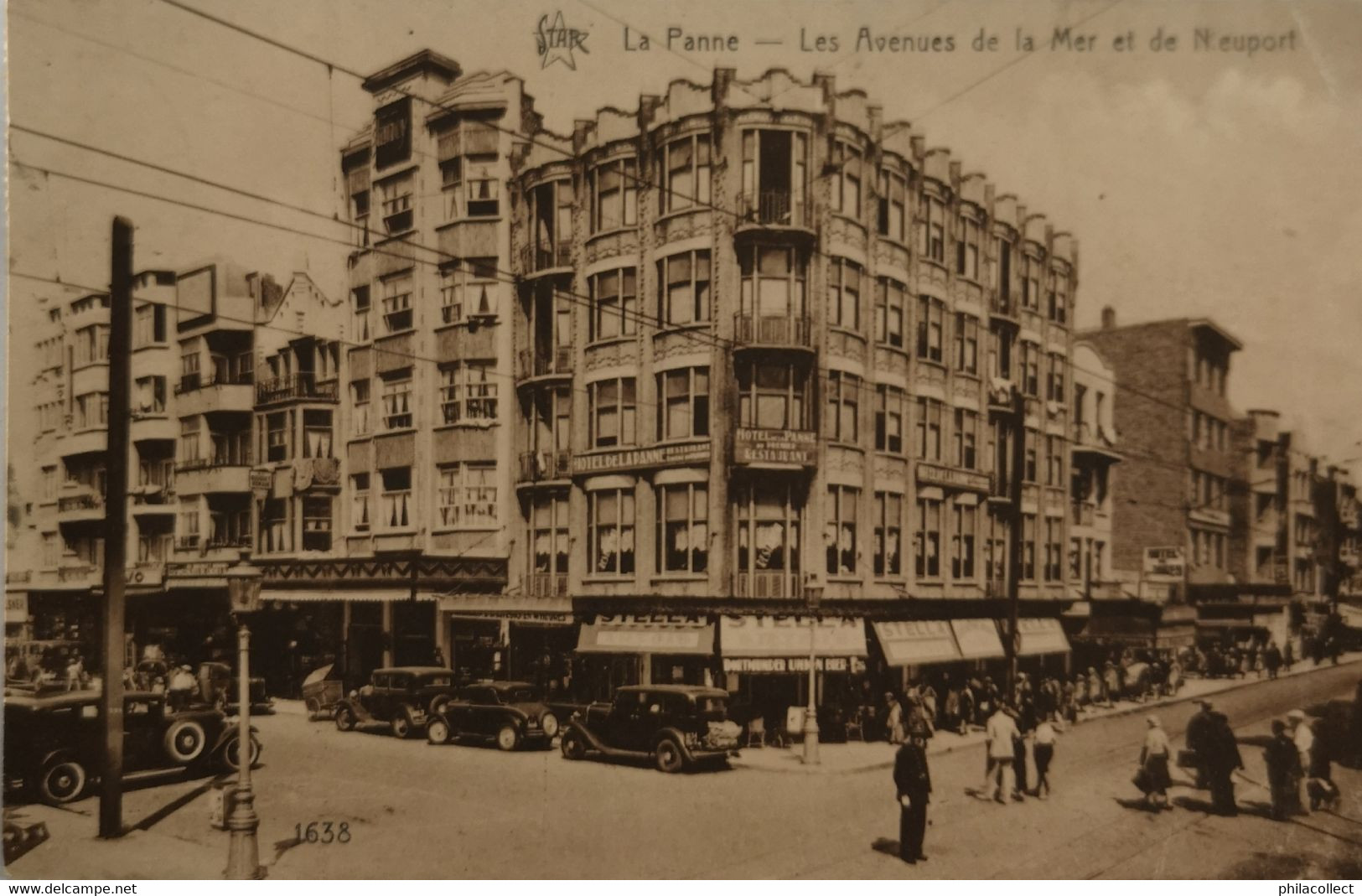 De - La Panne / Les Avenues De La Mer Et De Nieuport 19?? Ed. Star 1638 - De Panne