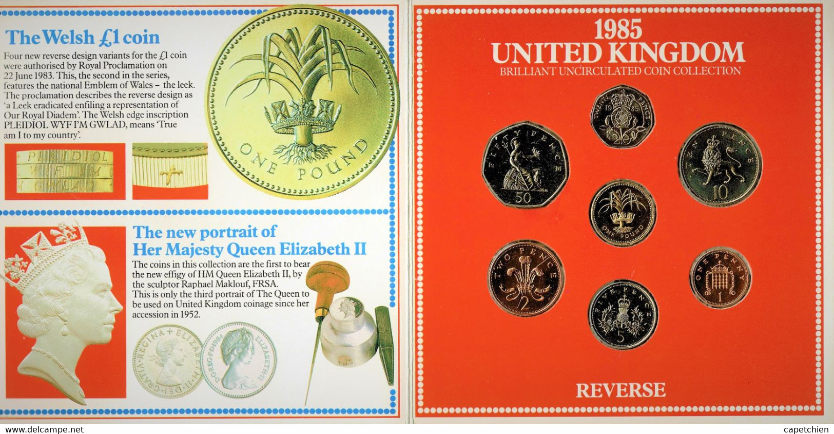 MINT SET / 1985 / SEVEN COINS / UNCIRCULETED - Nieuwe Sets & Proefsets