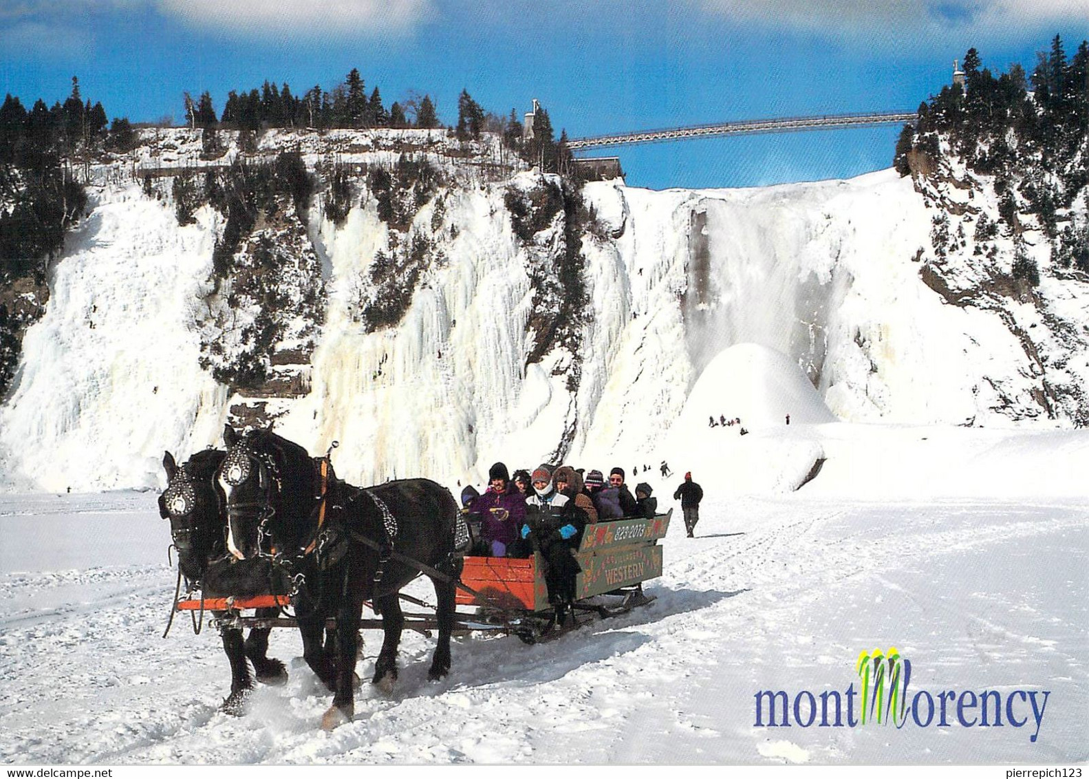 Montmorency - Promenade En Carriole Au Pied De La Chute Montmorency - Montmorency Falls