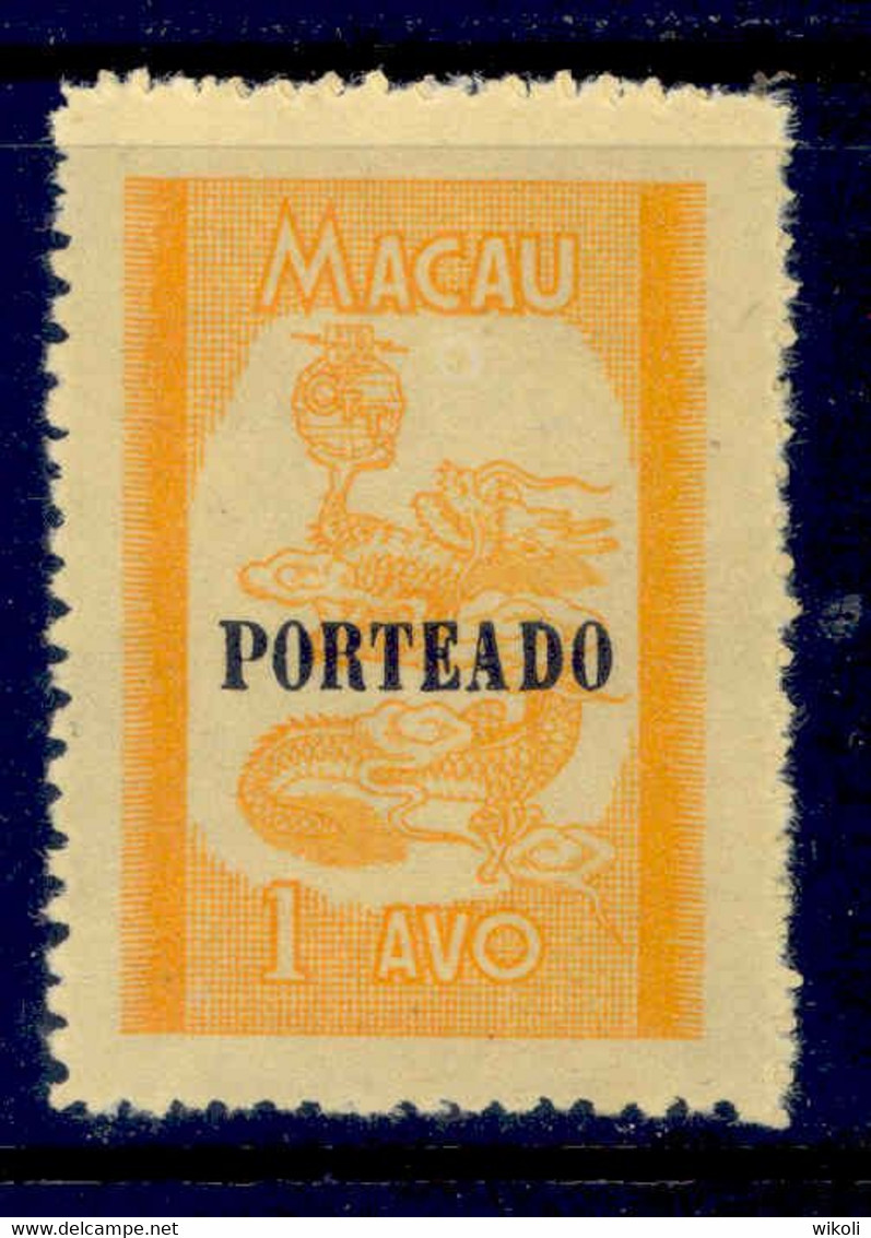 ! ! Macau - 1951 Postage Due 1 A - Af. P 51 - NGAI - Segnatasse
