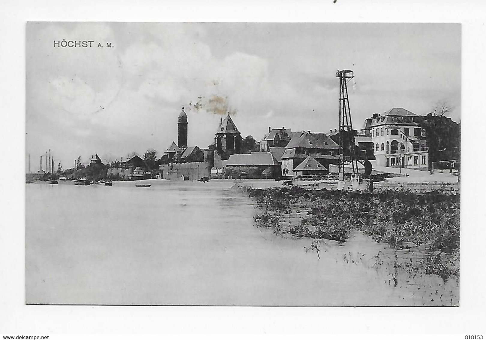 HOCHST A M     Panorama  1909 - Höchst