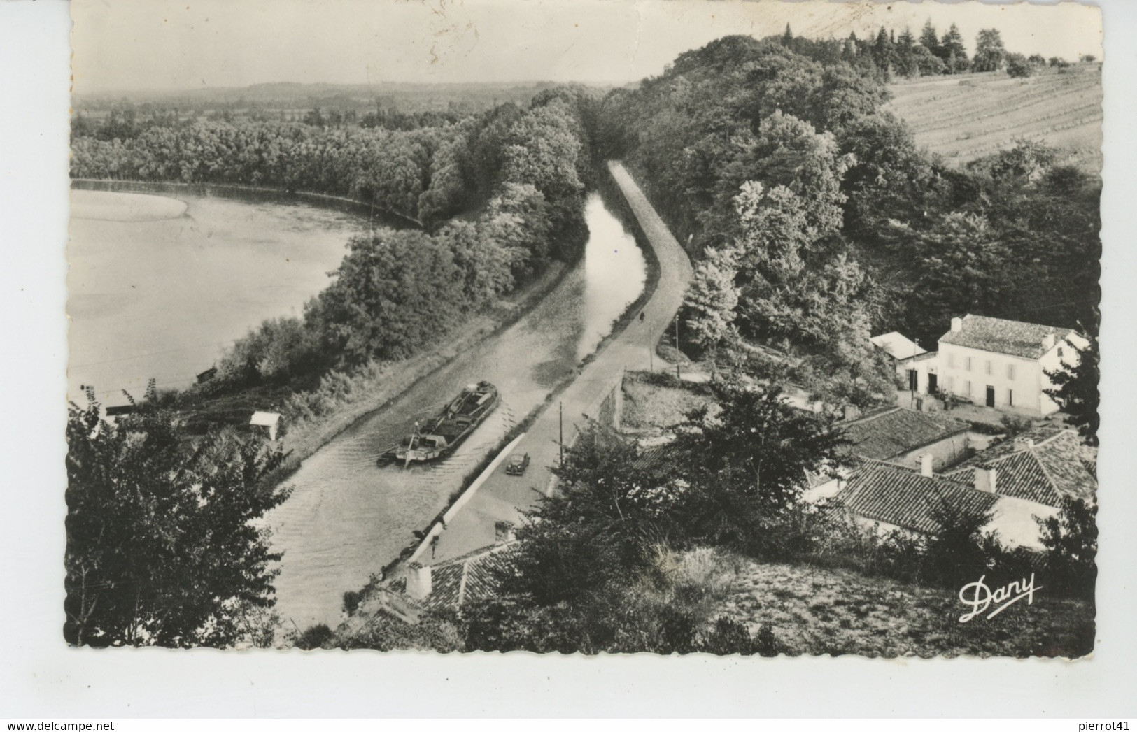 MEILHAN SUR GARONNE - La Garonne - Le Canal - Le Chaland Qui Passe - Meilhan Sur Garonne