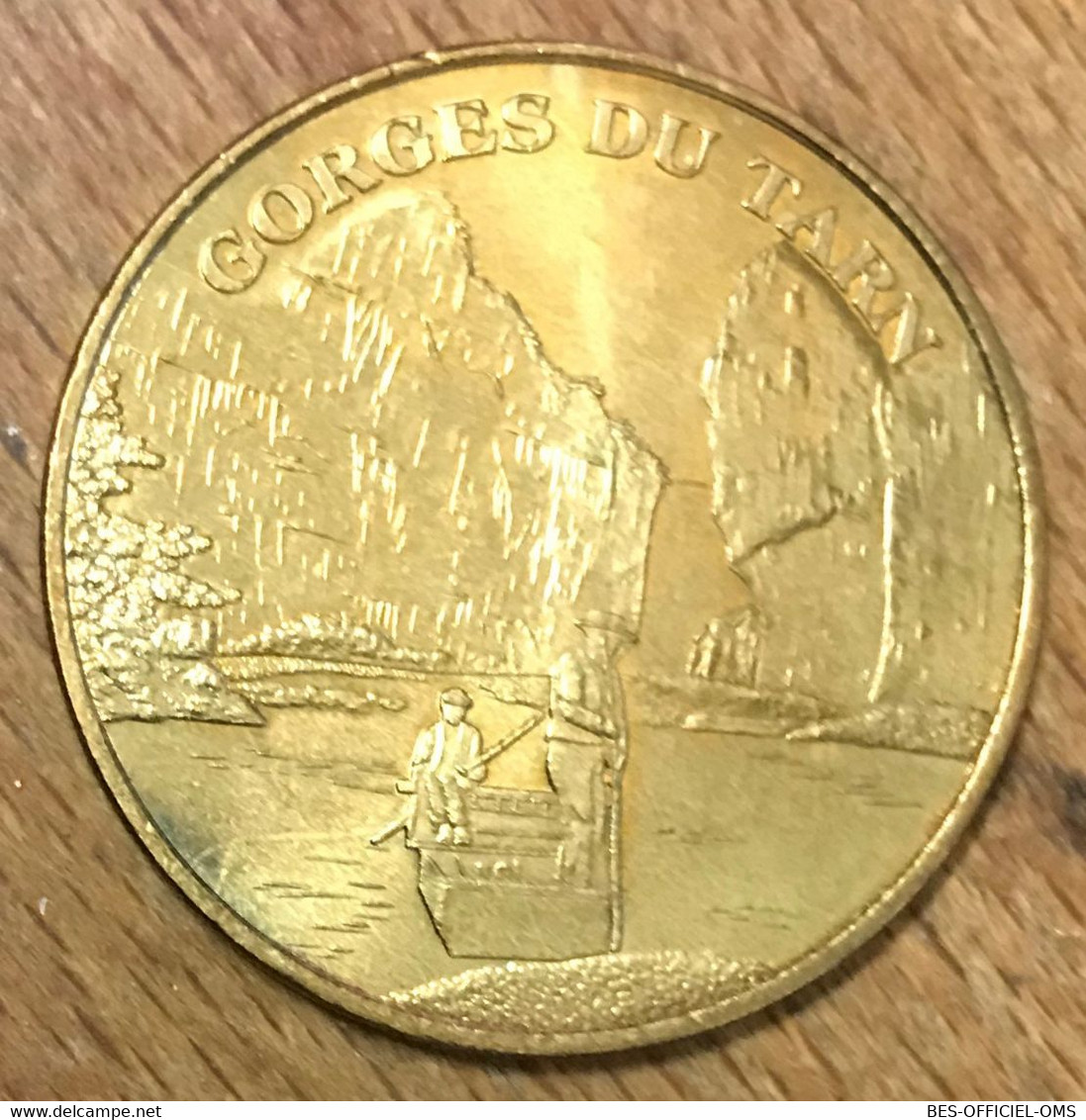 48 SAINTE-ENIMIE GORGES DU TARN MÉDAILLE SOUVENIR MONNAIE DE PARIS 2010 JETON TOURISTIQUE MEDALS COINS TOKENS - 2010