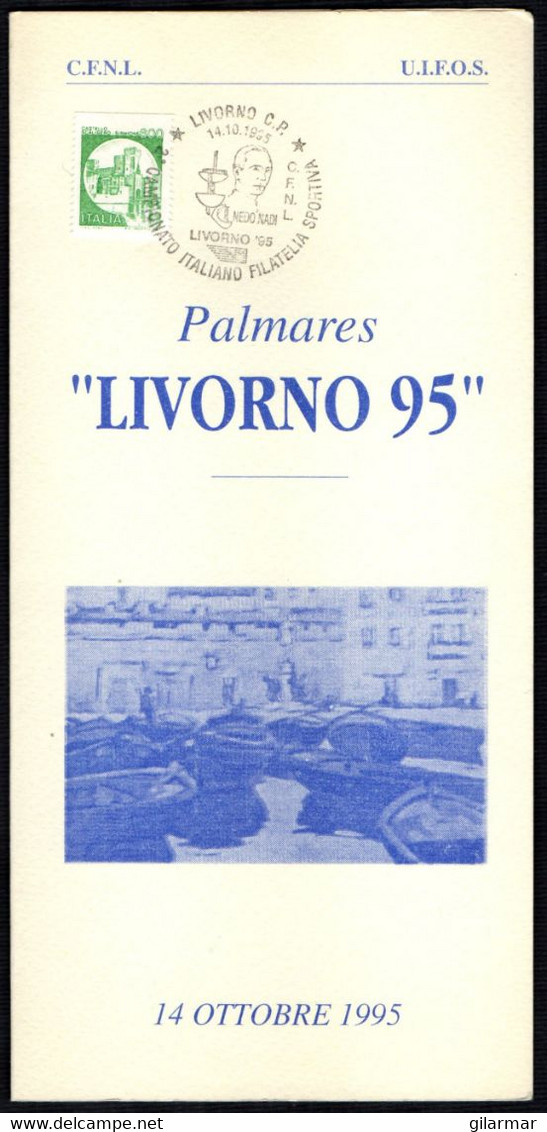 FENCING - ITALIA LIVORNO 1995 - CAMPIONATO ITALIANO FILATELIA SPORTIVA - OLYMPIC WINNER NEDO NADI - PALMARES FOLDER - Zomer 1920: Antwerpen
