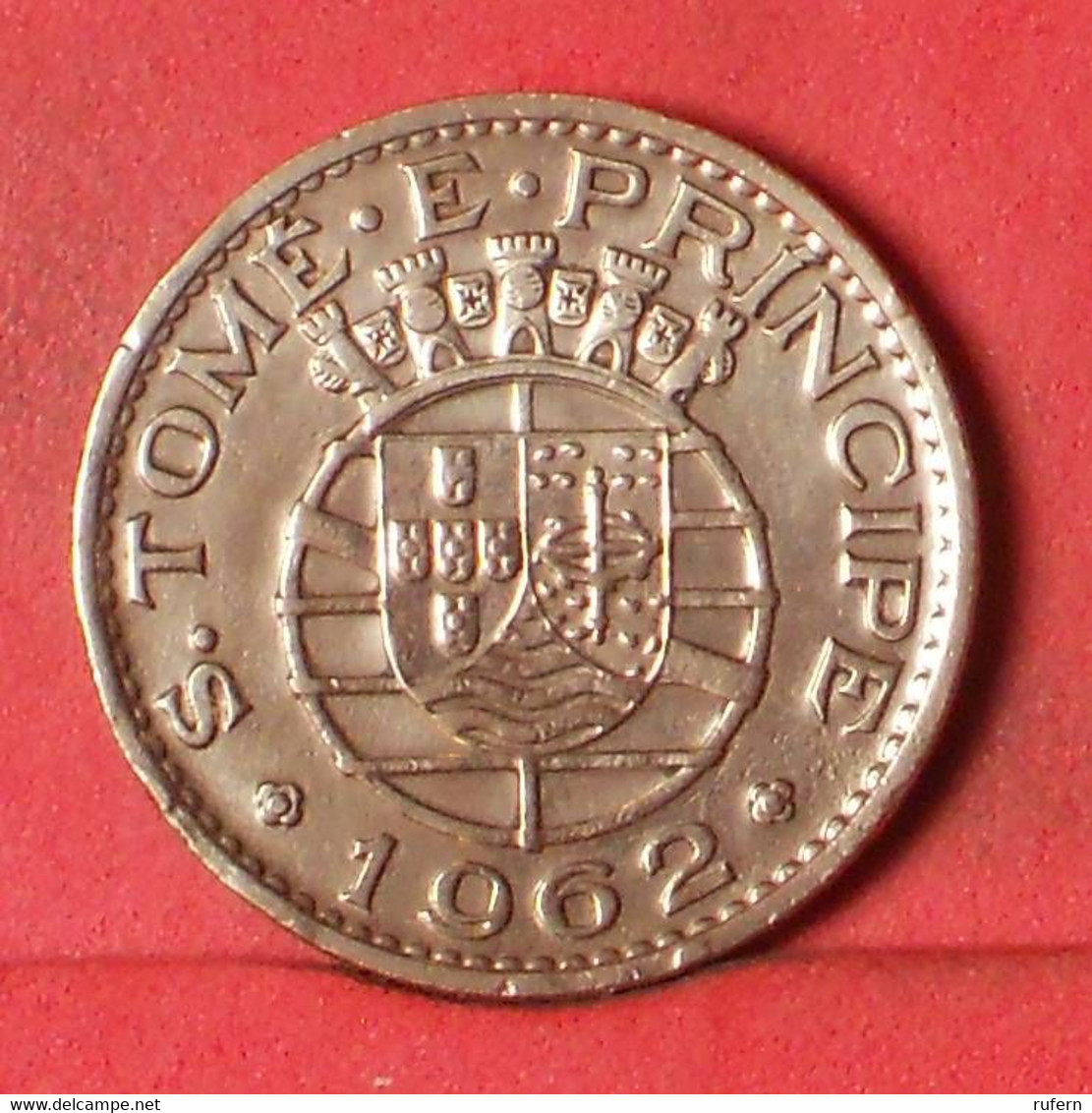 SAINT THOMAS E PRINCIPE 1 ESCUDO  1962 -    KM# 18 - (Nº38587) - Sao Tome Et Principe