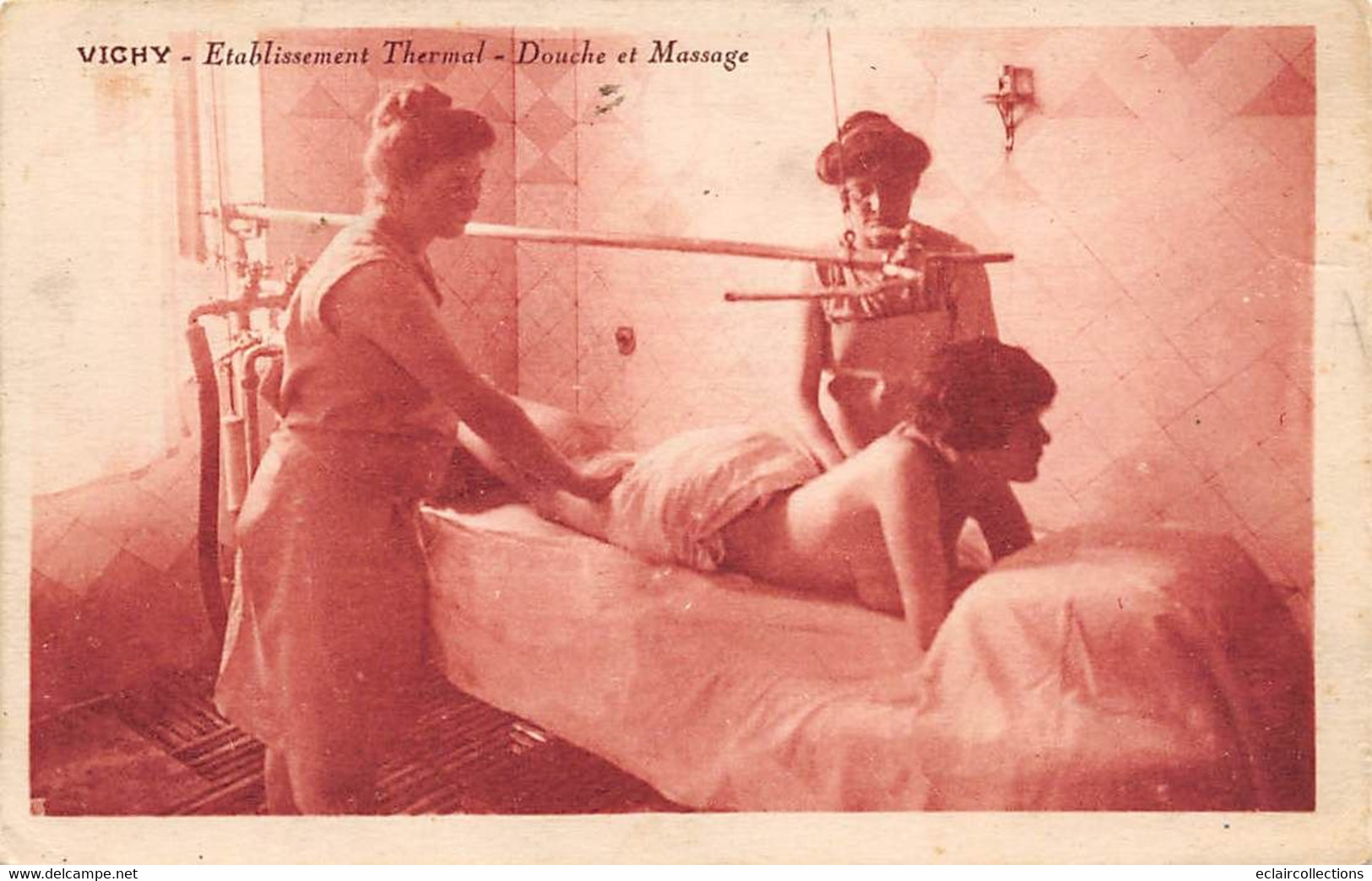 Thème: Santé:     Thermalisme  Douche Et Massage Féminin  Vichy 03     Voir Scan) - Gesundheit