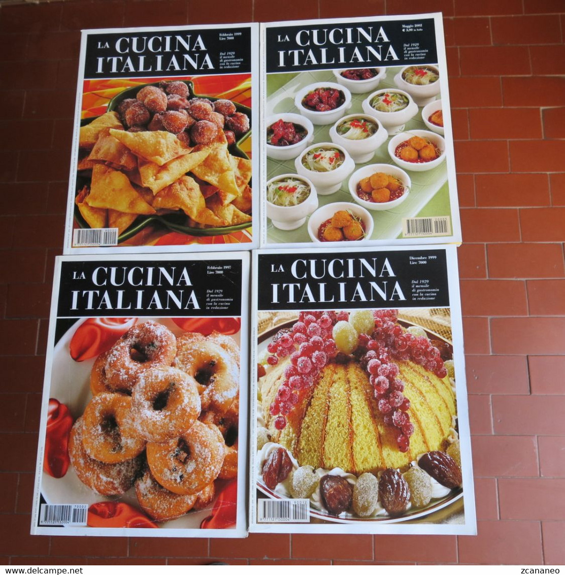 10 RIVISTE - LA CUCINA ITALIANA MENSILE ANNI DIVERSI 1996/7/9-2000/2 - - Maison Et Cuisine