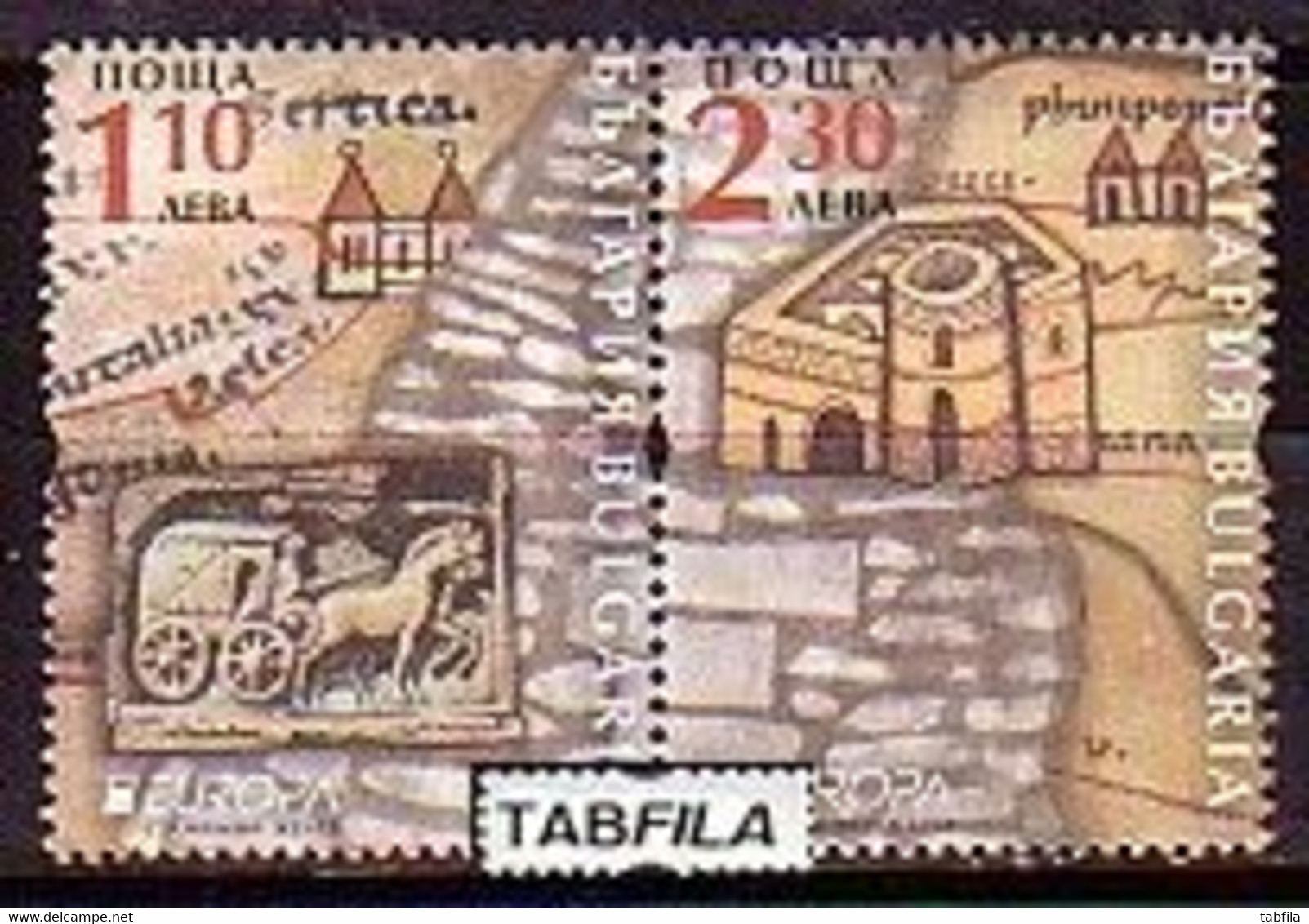 BULGARIA - 2020 - Europa CEPT - Ancient Postal Routes  - Set -  MNH - Neufs