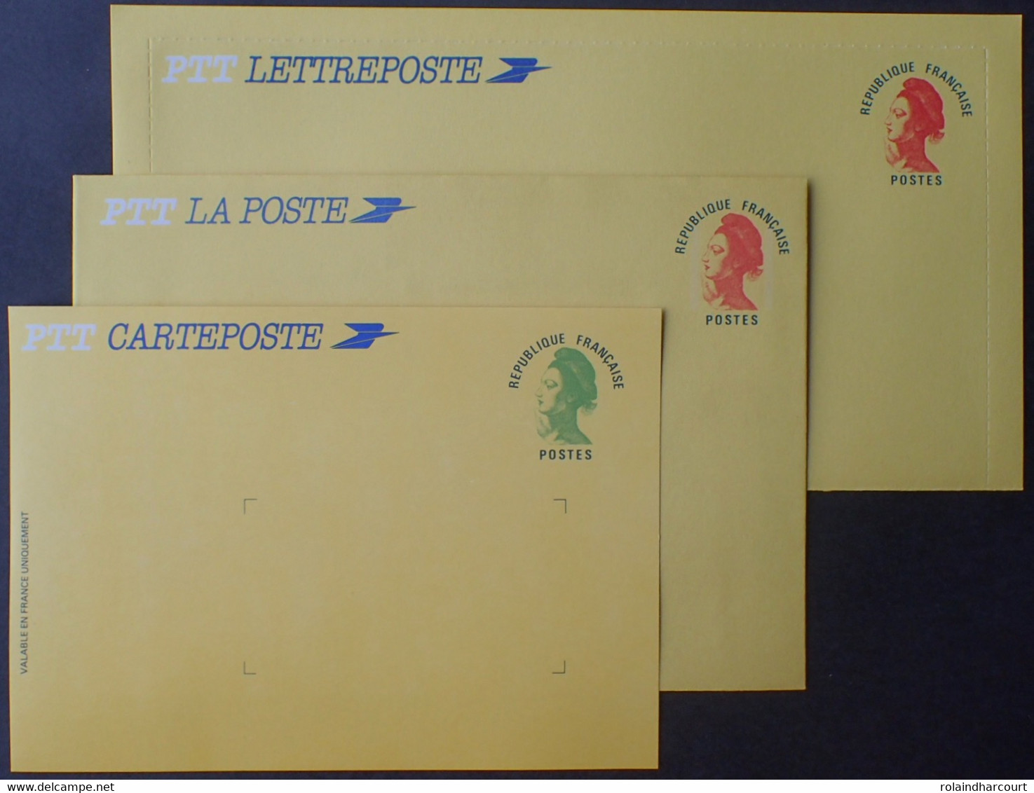 R1337/520 - 1984 - ENTIER POSTAUX - TYPE LIBERTE DE GANDON - N°2484-CP + CL + E - Konvolute: Ganzsachen & PAP