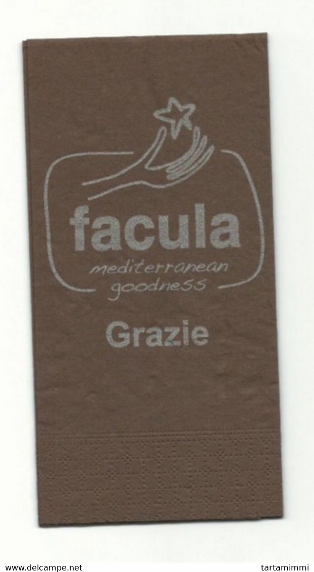 Serviette Papier Paper Napkin Tovagliolino Caffè Bar FACULA - Company Logo Napkins