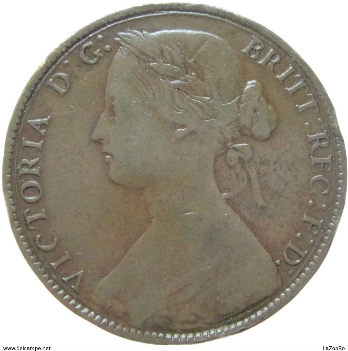 LaZooRo: Great Britain 1 Penny 1860 VF - D. 1 Penny