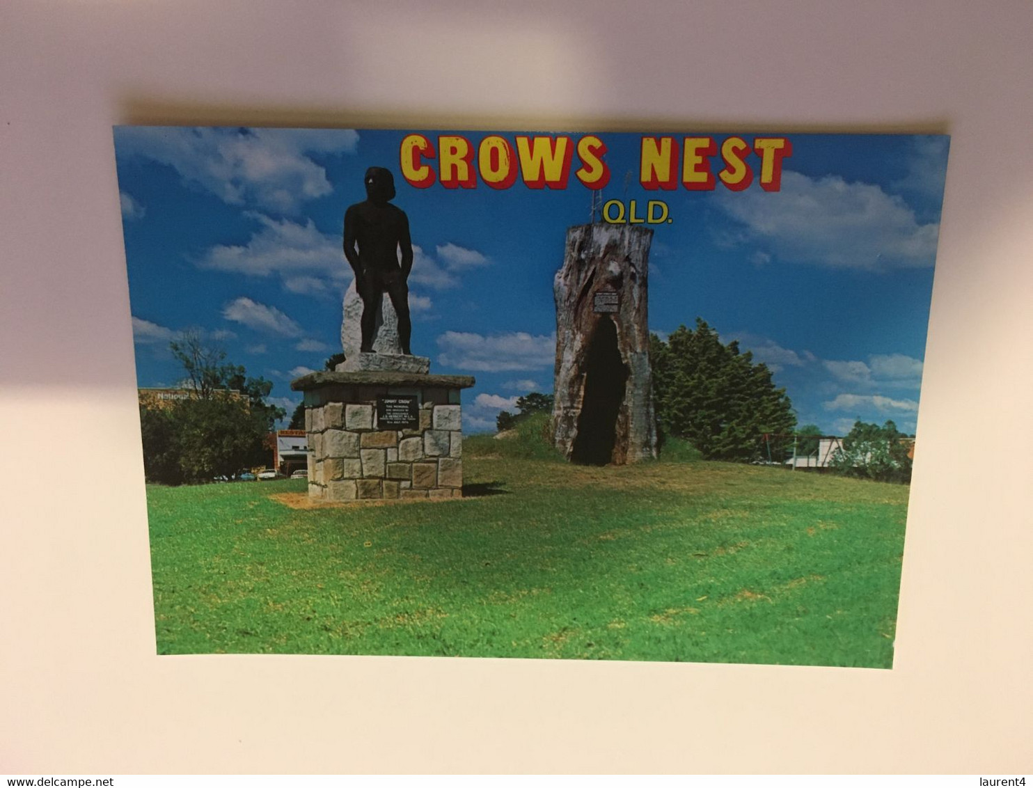 (U 18) Australia - QLD - Crows Nest Jimmy Crow Statue (W7) - Far North Queensland