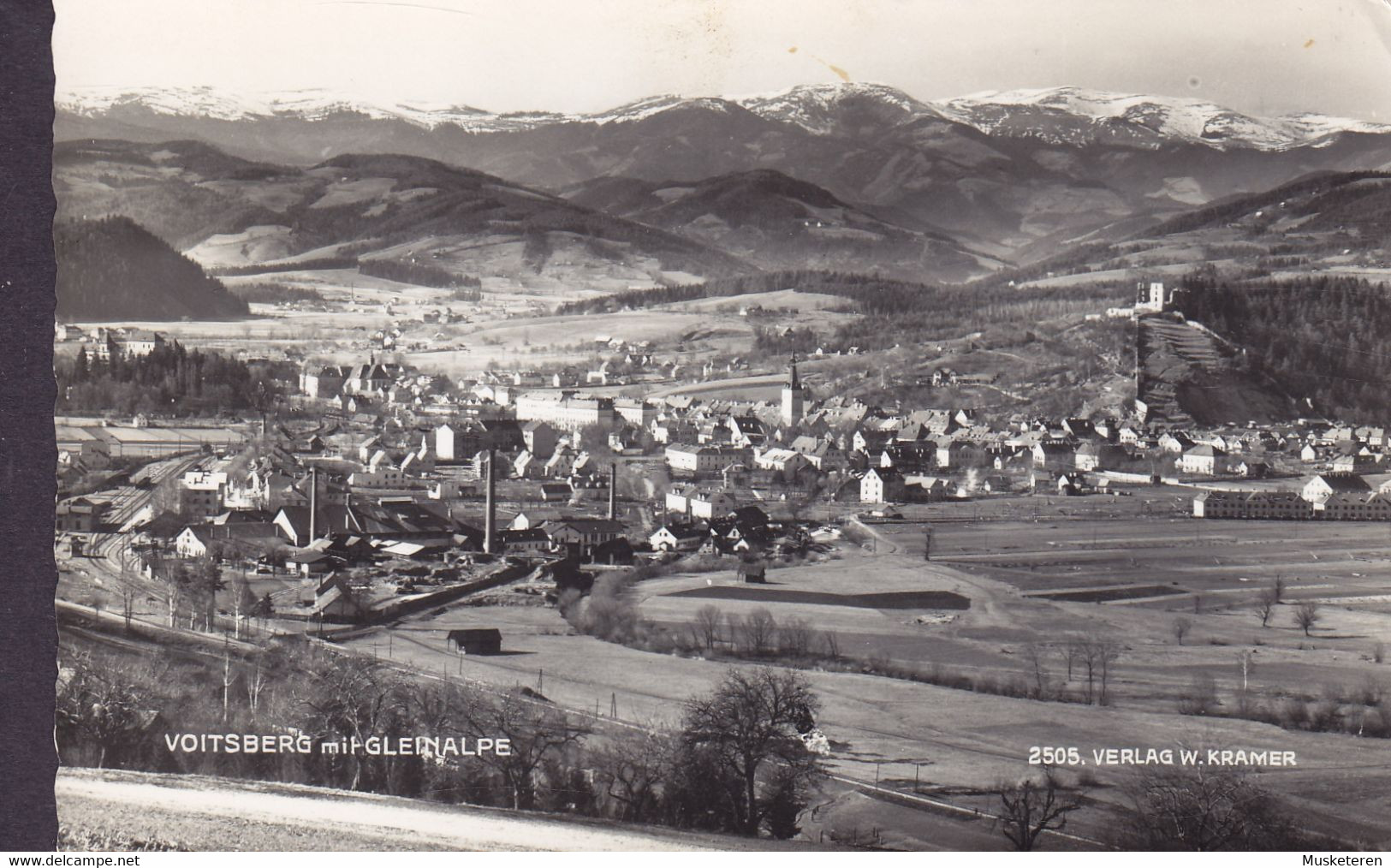 Austria PPC Voitsberg Mit Gleinalpe Verlag V. Kramer KÖFLACH 1961 Echte Real Photo Véritable (2 Scans) - Voitsberg