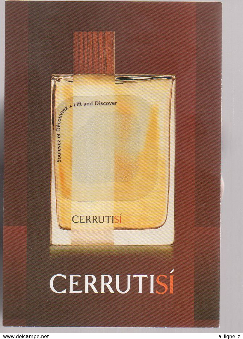 REF 526 CPM Carte Parfumée Parfum Cerruti Si - Sin Clasificación