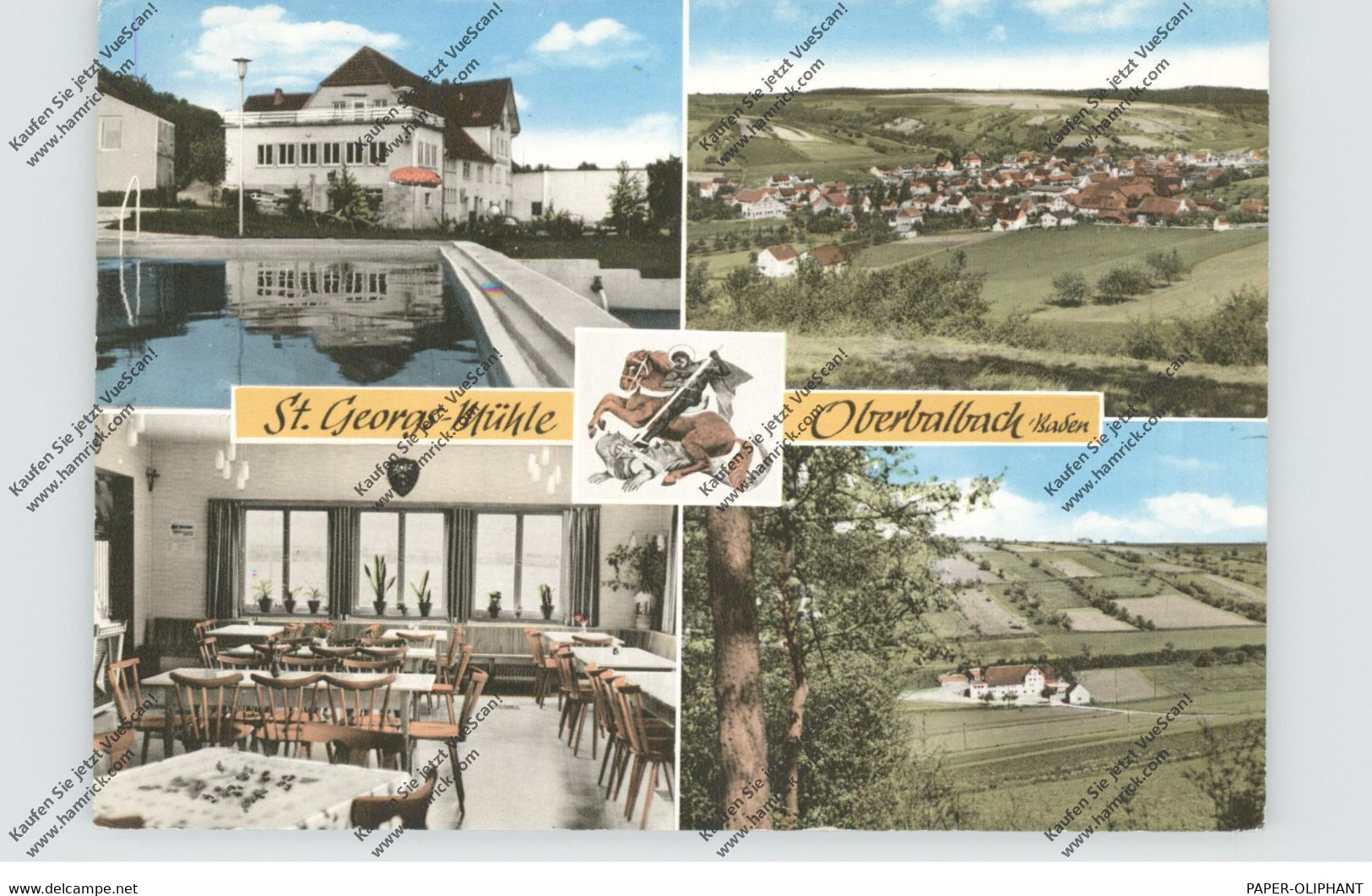 6970 LAUDA - OBERBALBACH, St.Georgs-Mühle - Tauberbischofsheim