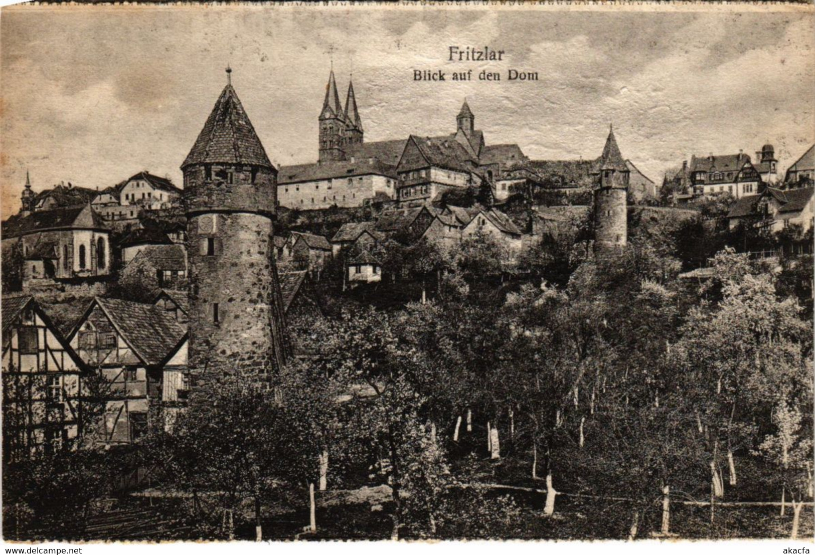 CPA AK Fritzlar Blick Auf Den Dom GERMANY (1018189) - Fritzlar