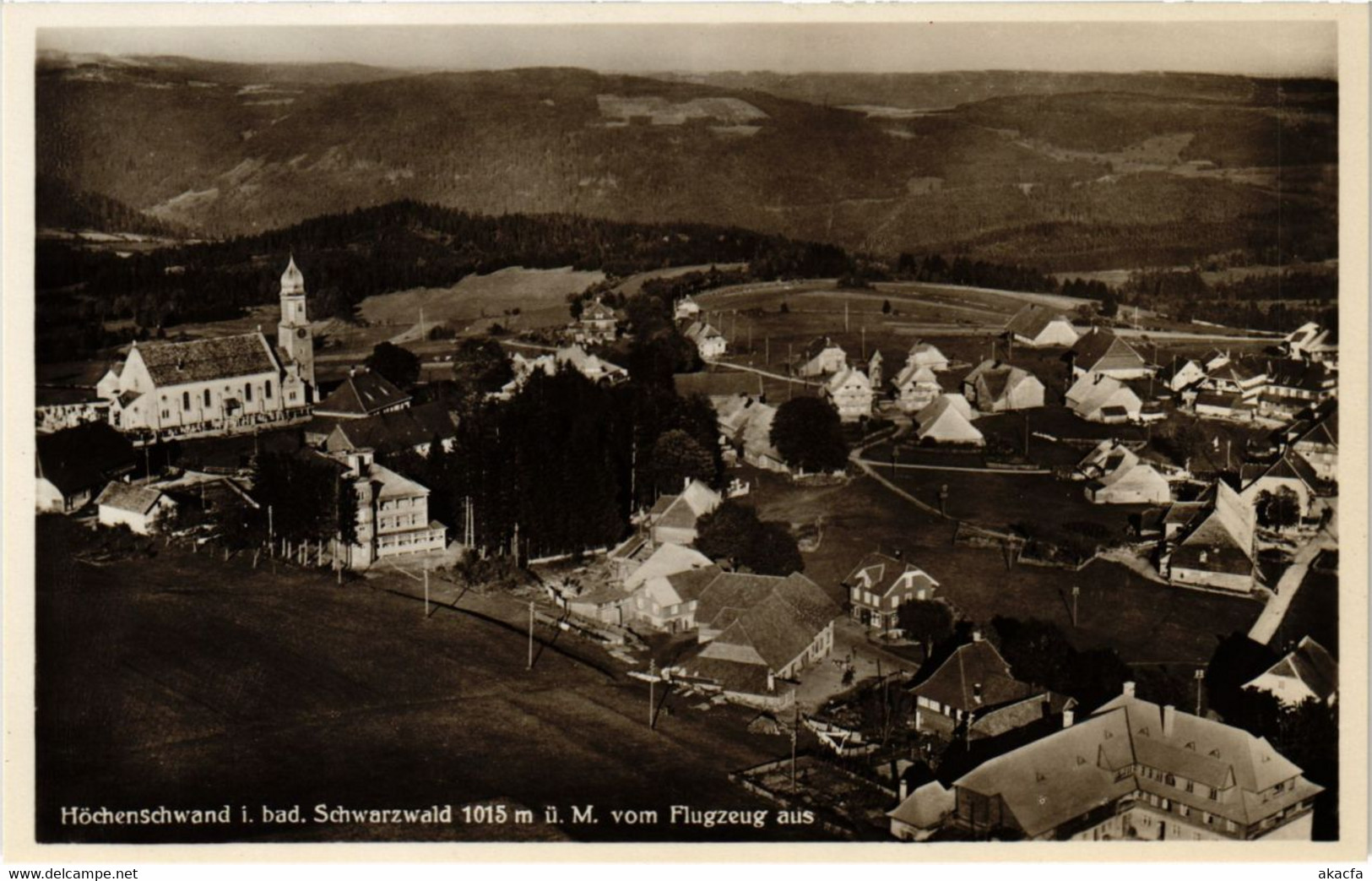 CPA AK Hochenschwand V Flugzeug Aus GERMANY (1019116) - Höchenschwand