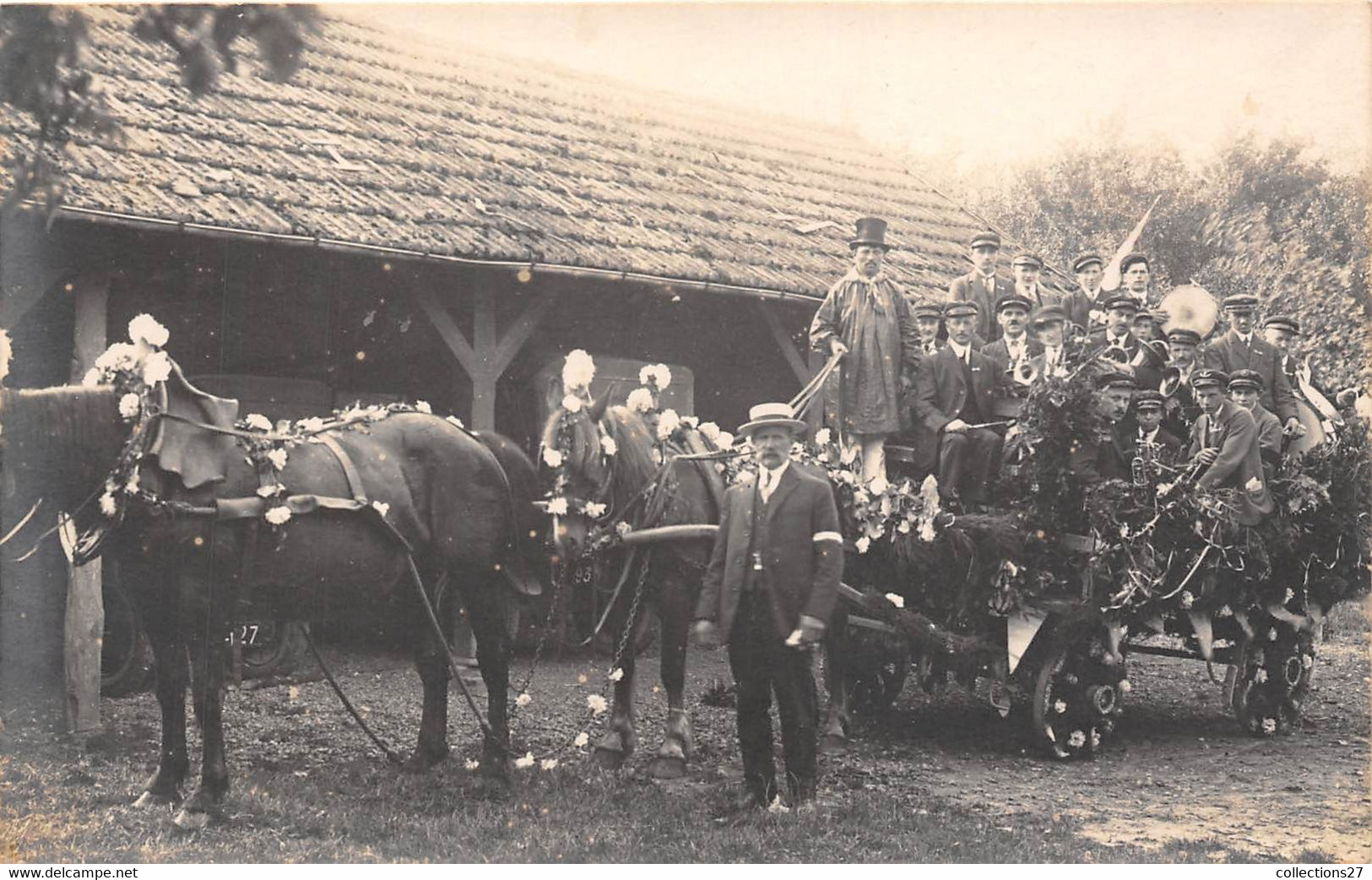 ATTELAGE-FÊTE-CARTE-PHOTO- A SITUER - Carnival