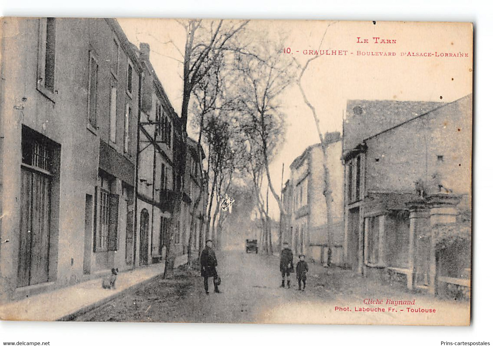 CPA 81 Graulhet - Boulevard D'Alsace-Lorraine - Le Tarn - Graulhet