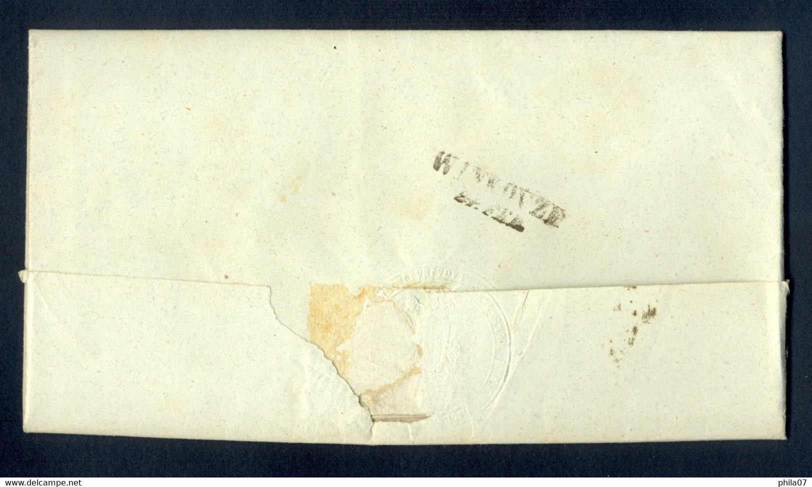 HUNGARY - Letter With Complete Content Sent From ESSEG (Osijek) To Županja Via Vinkovci 22.02. 1855. - Sonstige & Ohne Zuordnung