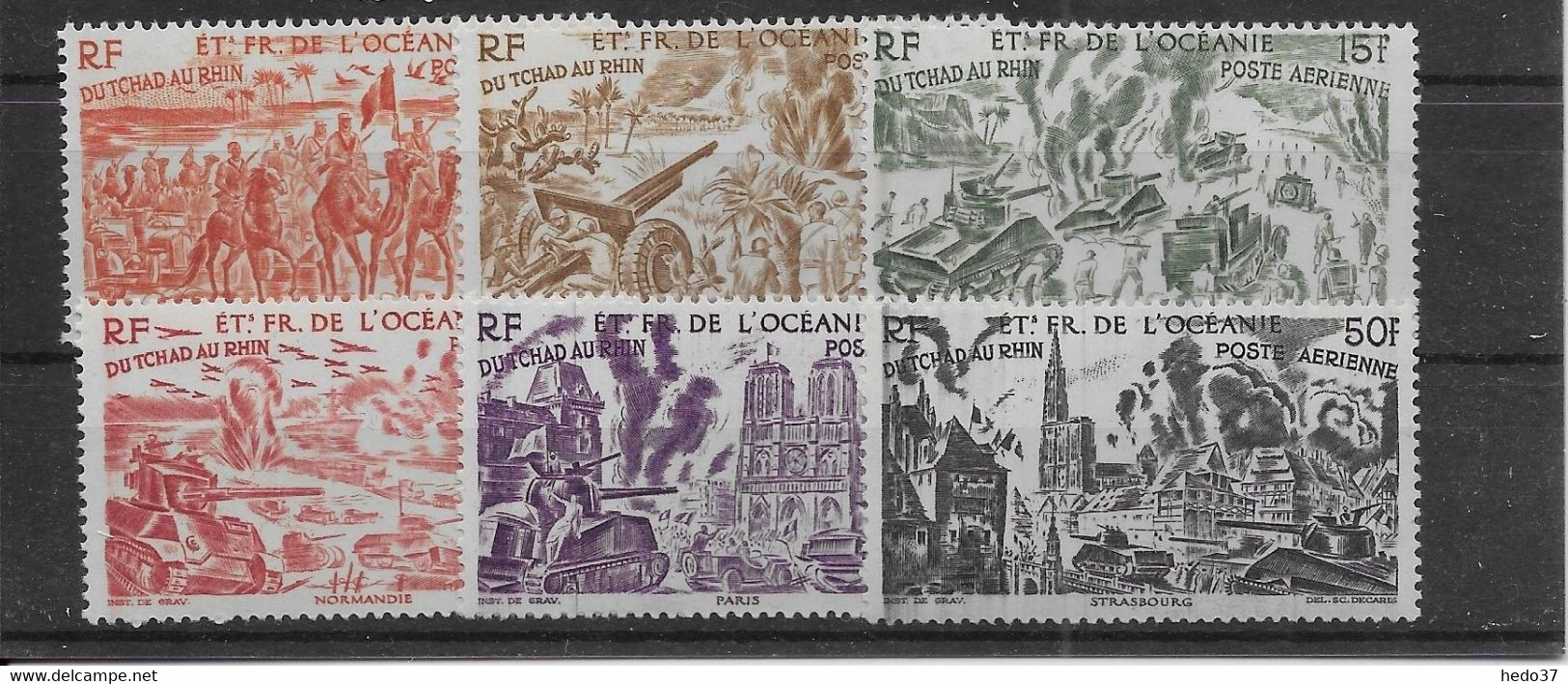 Océanie Poste Aérienne N°20/25 - Neufs ** Sans Charnière - TB - Airmail