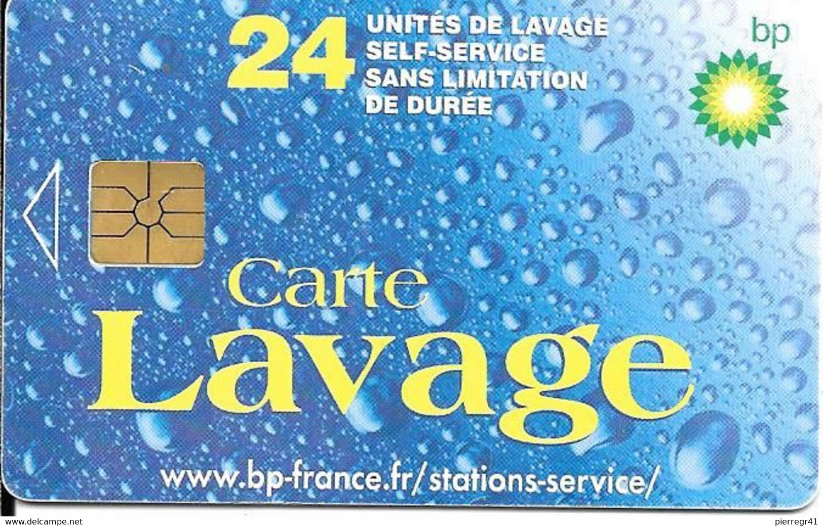 CARTE-PUCE-GEMA--LAVAGE-BP-24-UNITES-BE - Car Wash Cards