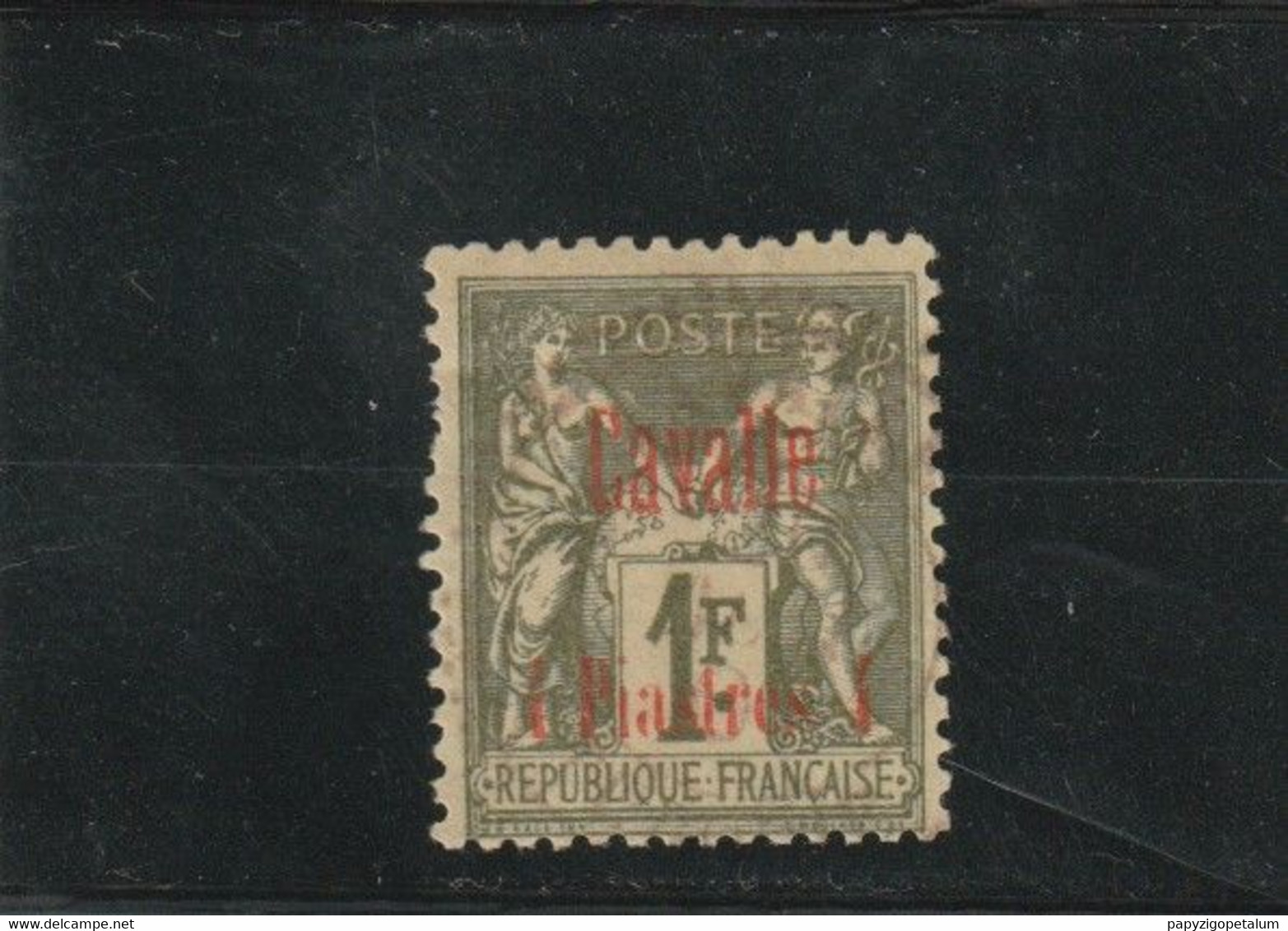 CAVALLE Timbre De France De 1876-1900  Type Sage Surchargé N° 8 Oblitéré - Oblitérés