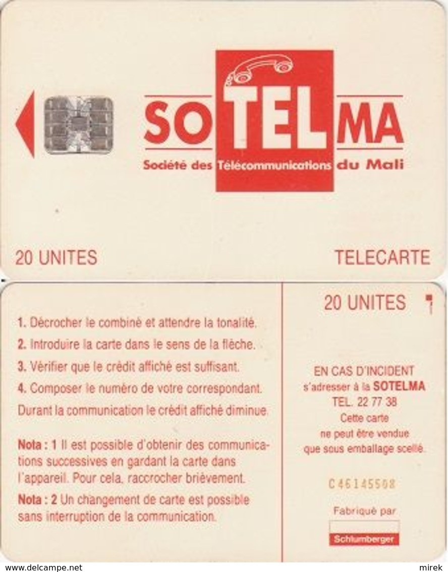 161/ Mali; P7. Orange Logo, SC7, CN C46145508 - Mali