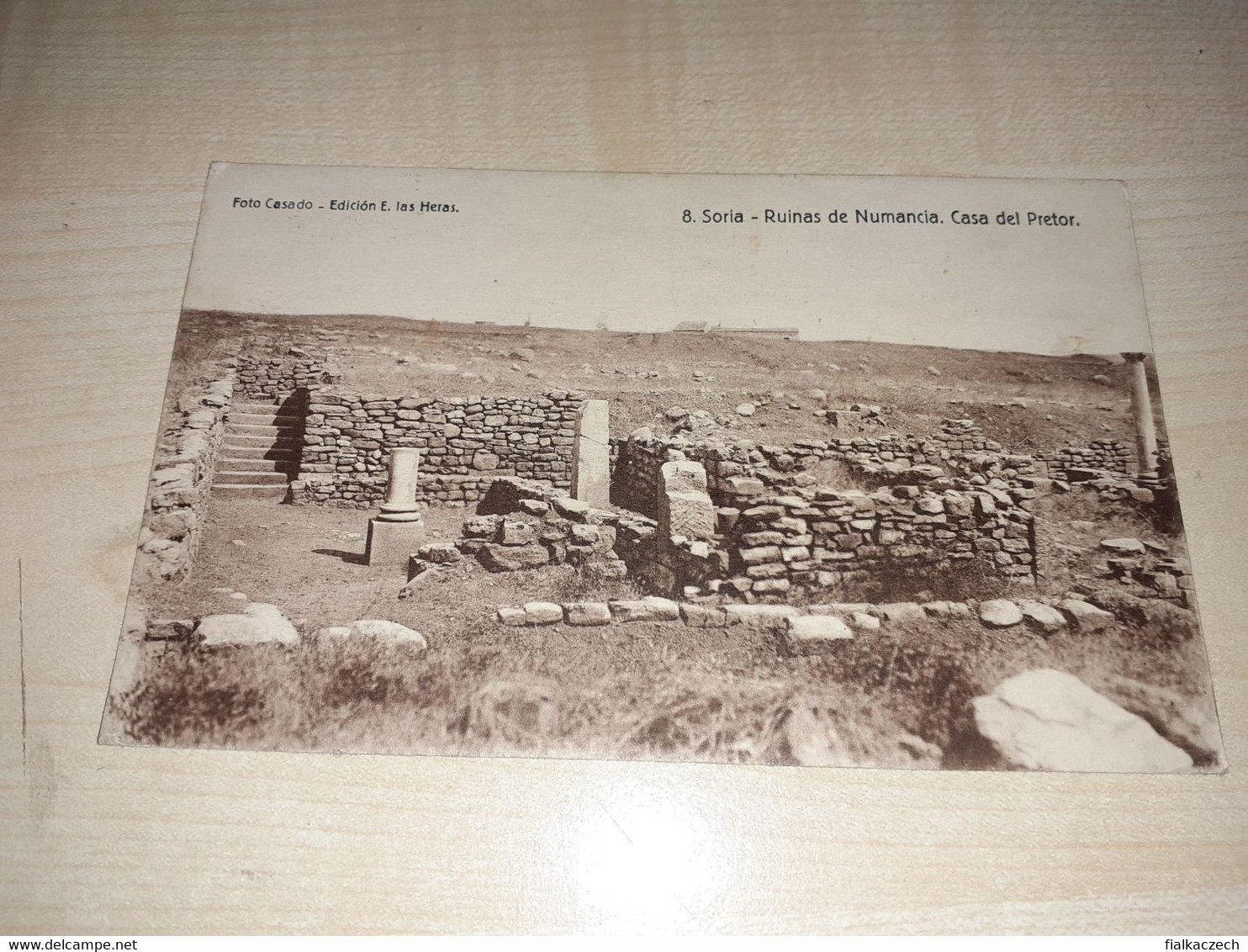 Soria, Ruinas De Numancia, Casa Del Pretor, Foto Casado, Edicion E. Las Heras, Spain, 1930 - Soria