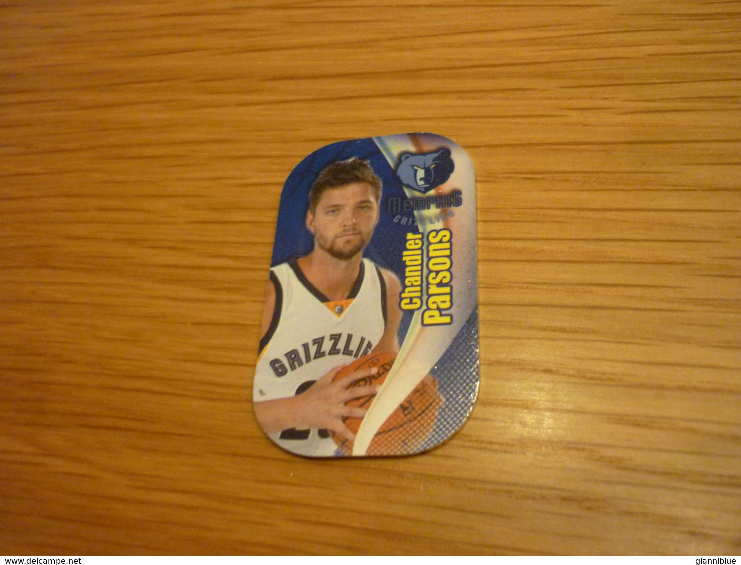 Chandler Parsons Memphis Grizzlies American USA US American NBA Basketball Stars 2017 Greek Metal Tag - Other & Unclassified