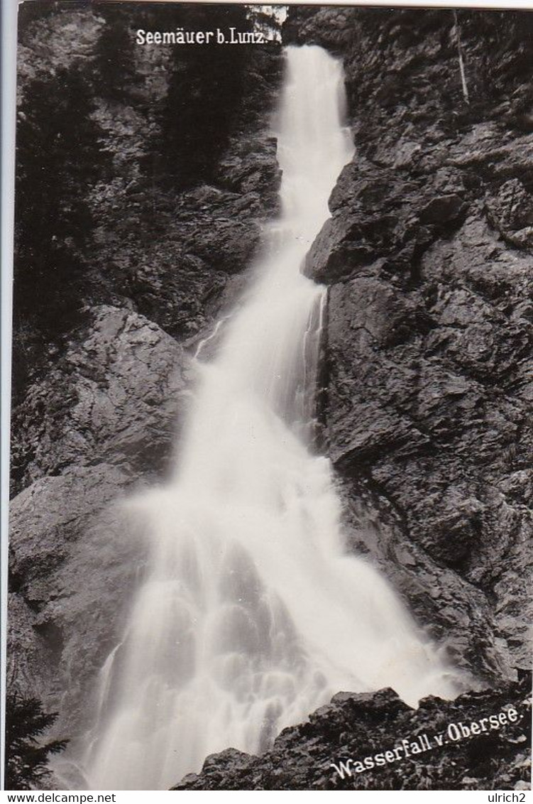 AK Obersee - Wasserfall - Niederösterreich (52505) - Lunz Am See