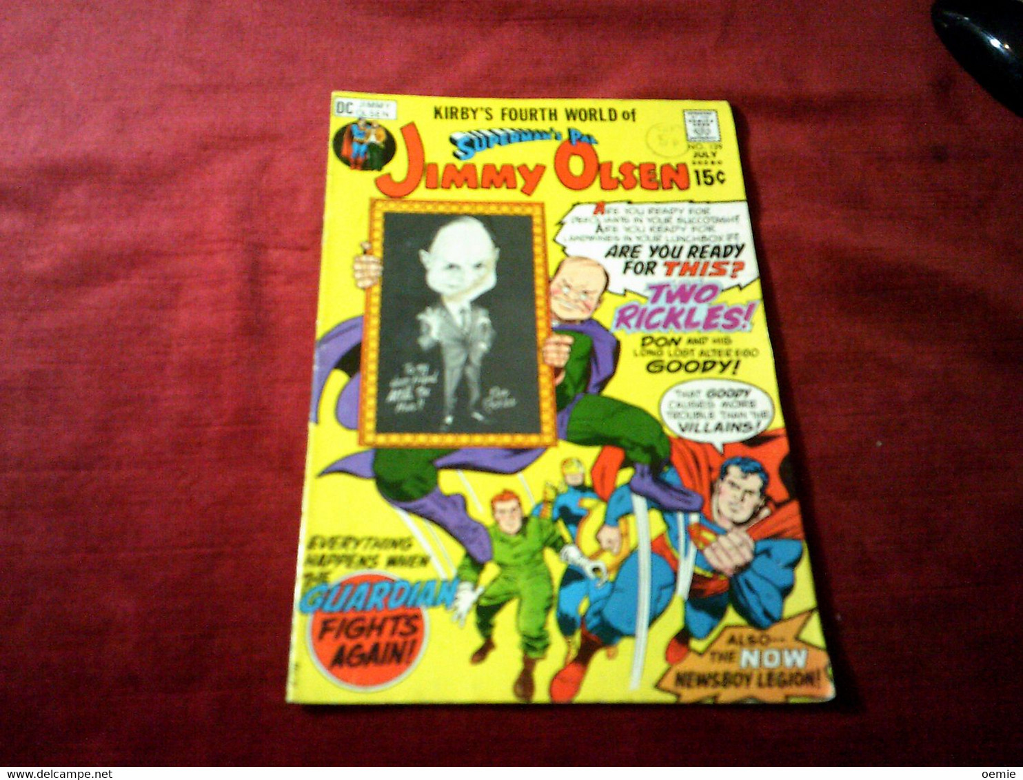 KIRBY'S FOURTH WORLD OF SUPERMAN 'S PAL  JIMMY OLSEN  N° 139 JULY 1971 - DC