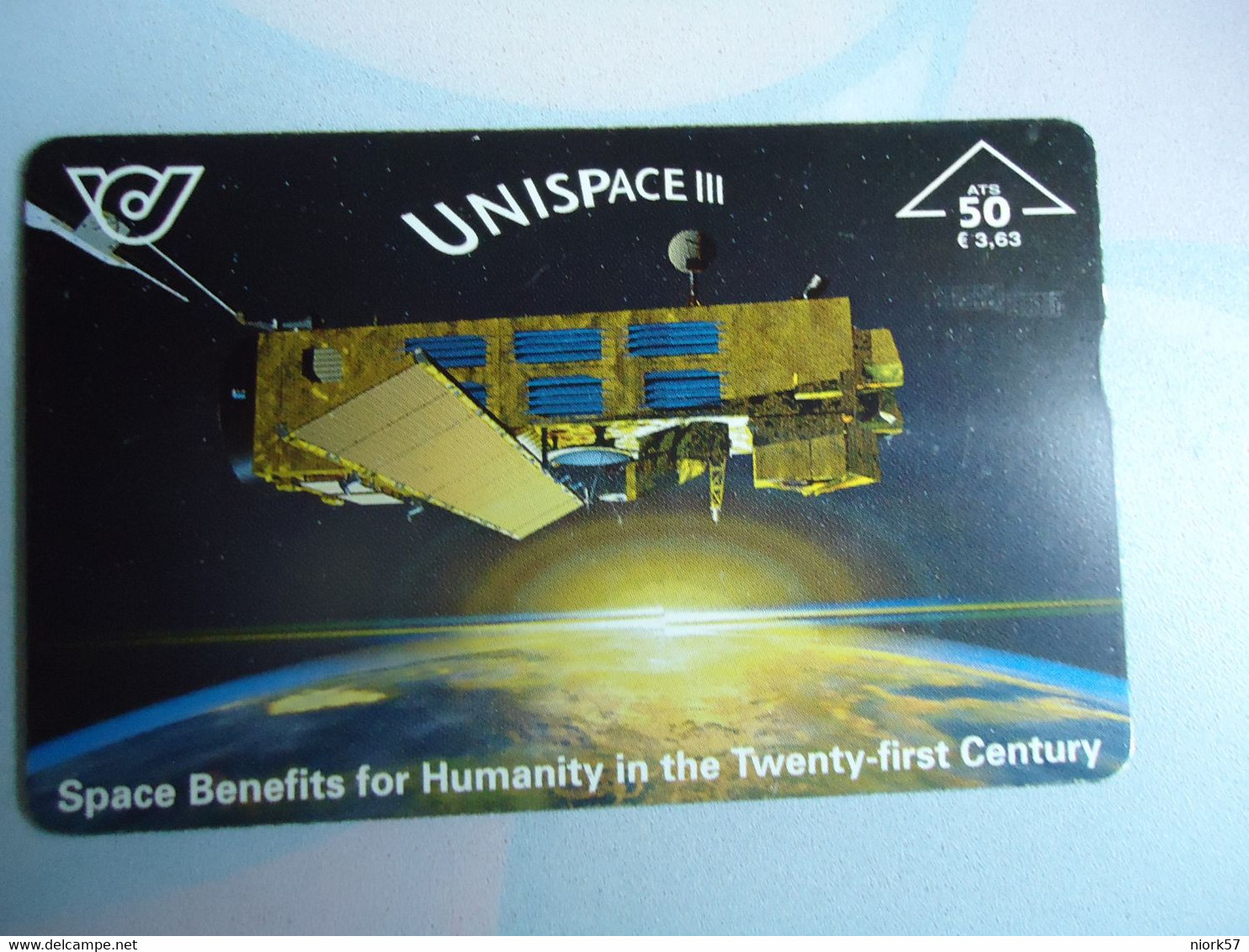 AUSTRIA  USED  CARDS  SPACE UNISPACE - Raumfahrt