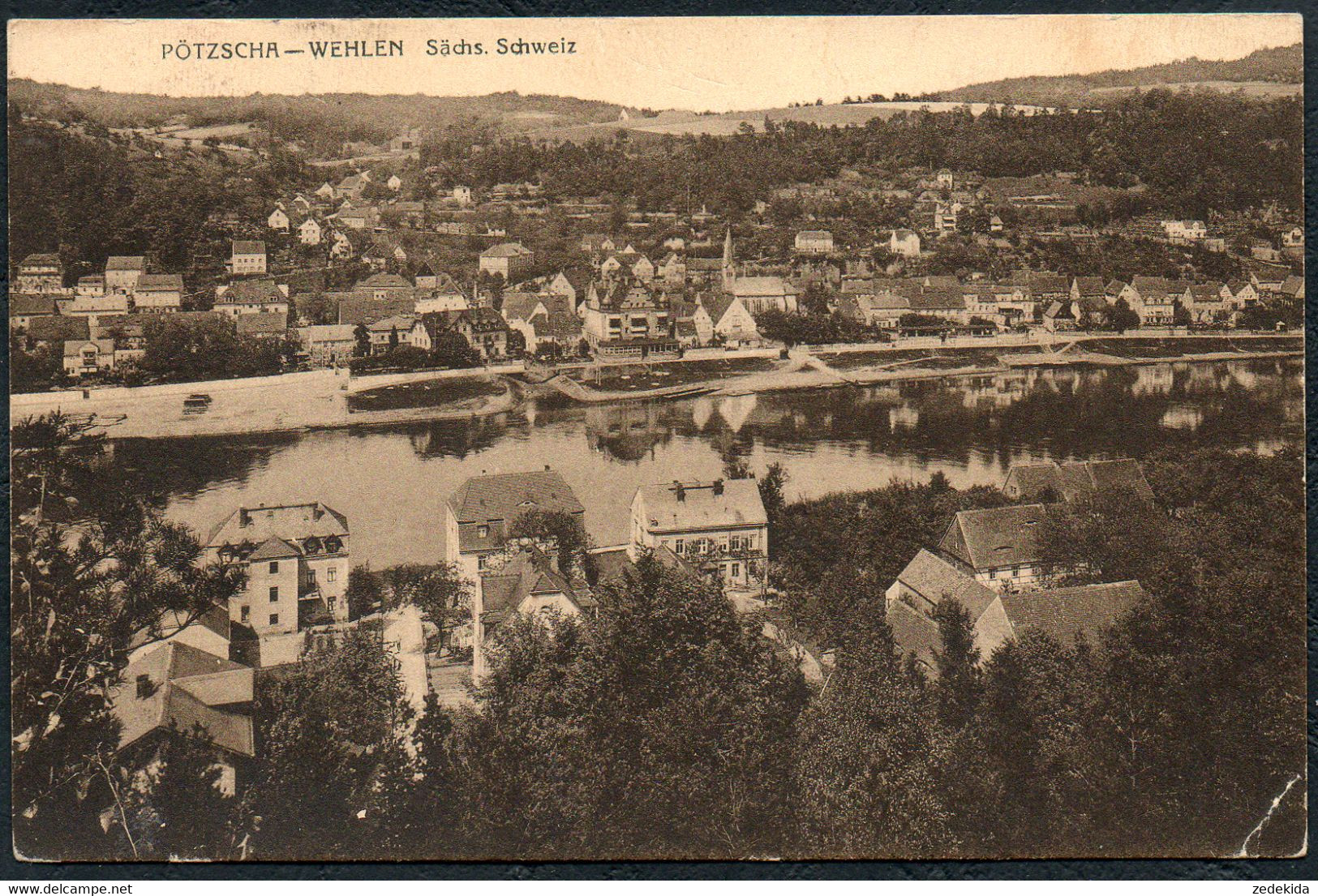 E3297 - Pötzscha Wehlen Sächsische Schweiz - Verlag W.H.D. - Wehlen