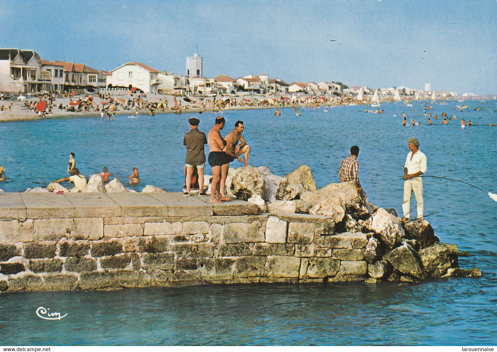 34 - CARNON - La Plage Vue De La Jetée - Mauguio