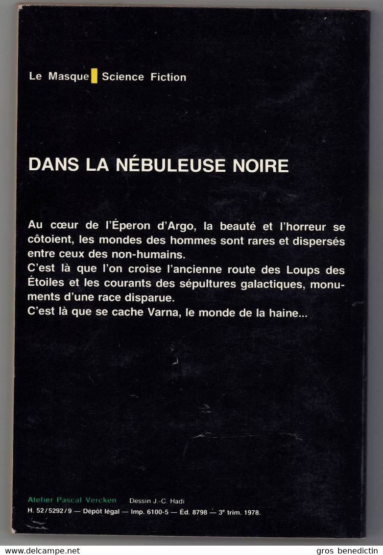 Le Masque Science Fiction N°79 - Edmond Hamilton - "La Planète Des Loups" - 1978 - #Ben&Mask&SF - Le Masque SF