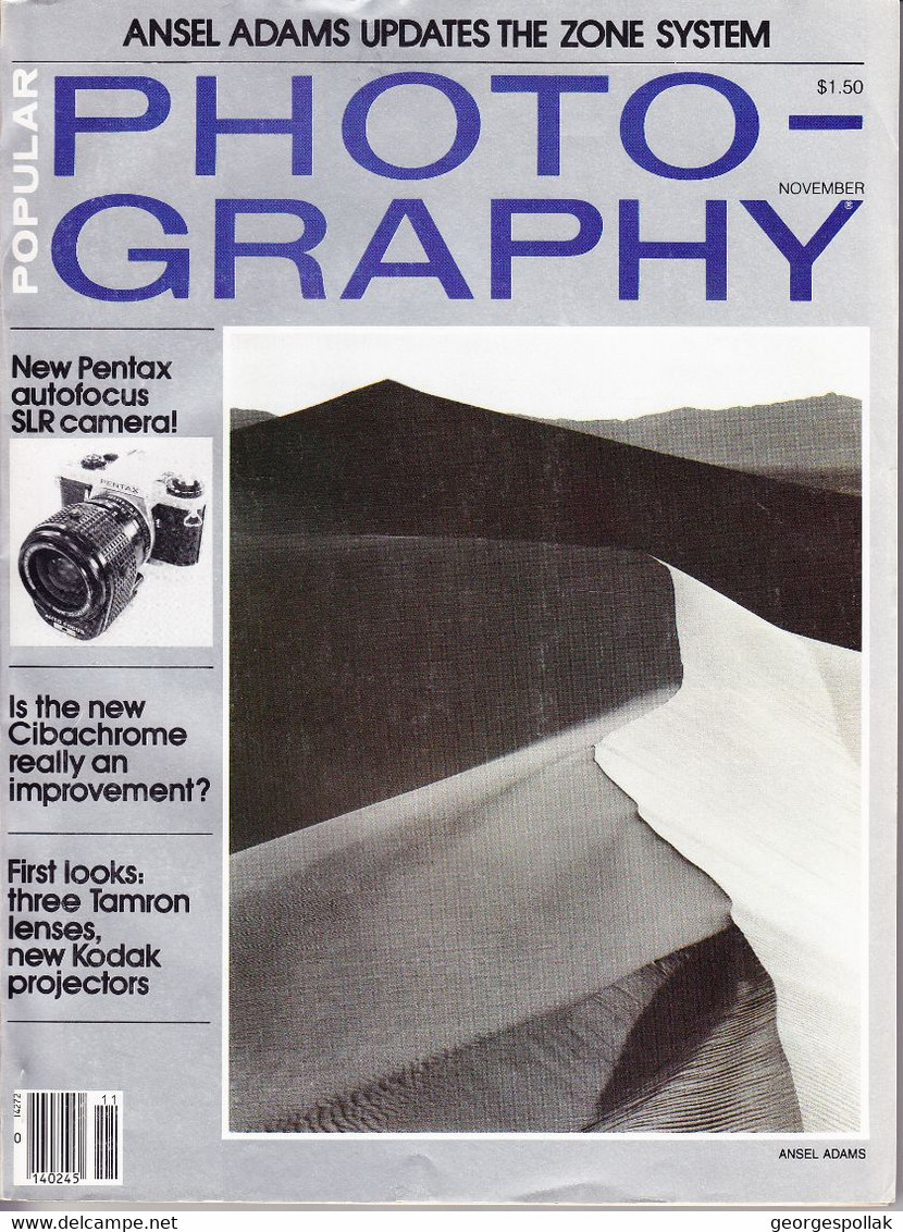 Popular PHOTOGRAPHY November 1981. 250 Pages. - Photographie