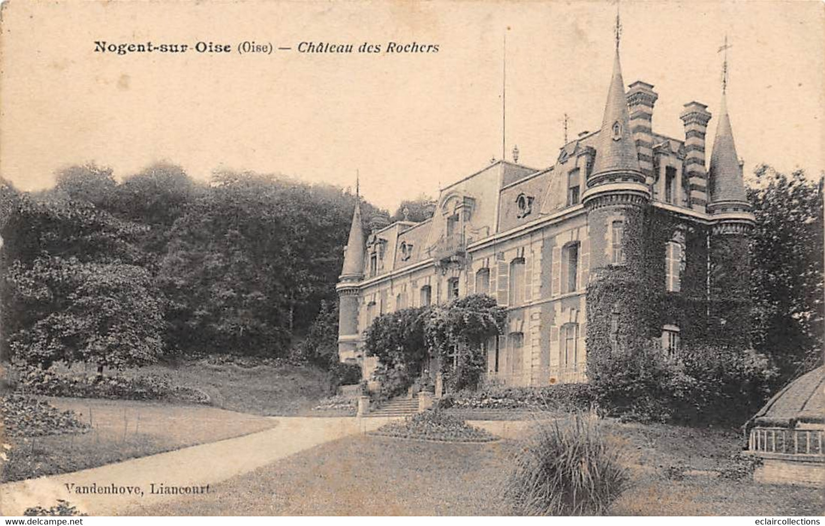 Nogent Sur Oise     60      Château Des Rochers             (voir Scan) - Nogent Sur Oise